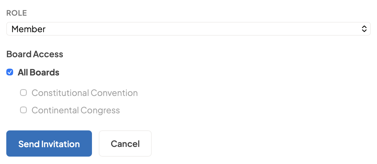 MuniMins - User Board Permissions